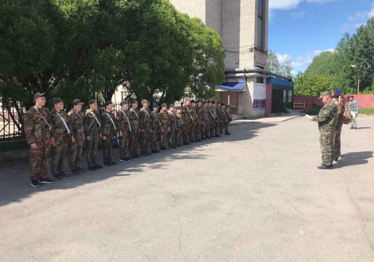 Воспитанники Гвардейской смены Вологодской области приняли участие в областных военно-патриотических и обучающих сборах
